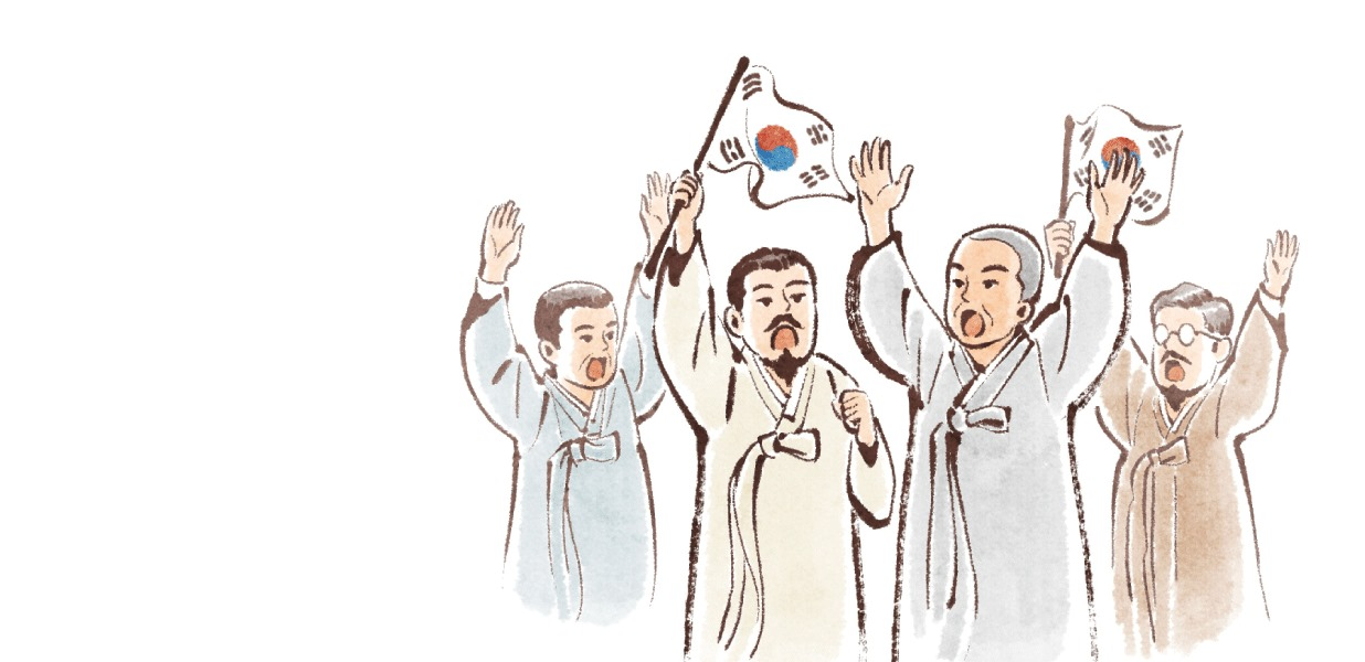 민족의 희망을 노래한<BR />독립투사 한용운